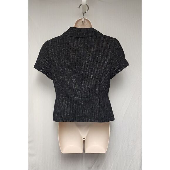 The Limited Collection Single Breasted Short Sleeve Blazer Small Color Black - Picture 4 of 8